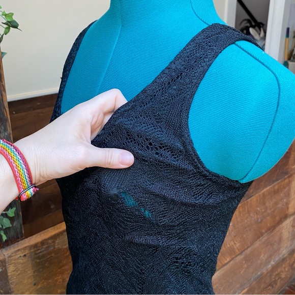 Vintage Y2K Daniel Laurent Witchy Gothic 20’s Flapper Dress w Stevie Nicks Vibes - Picture 11 of 15